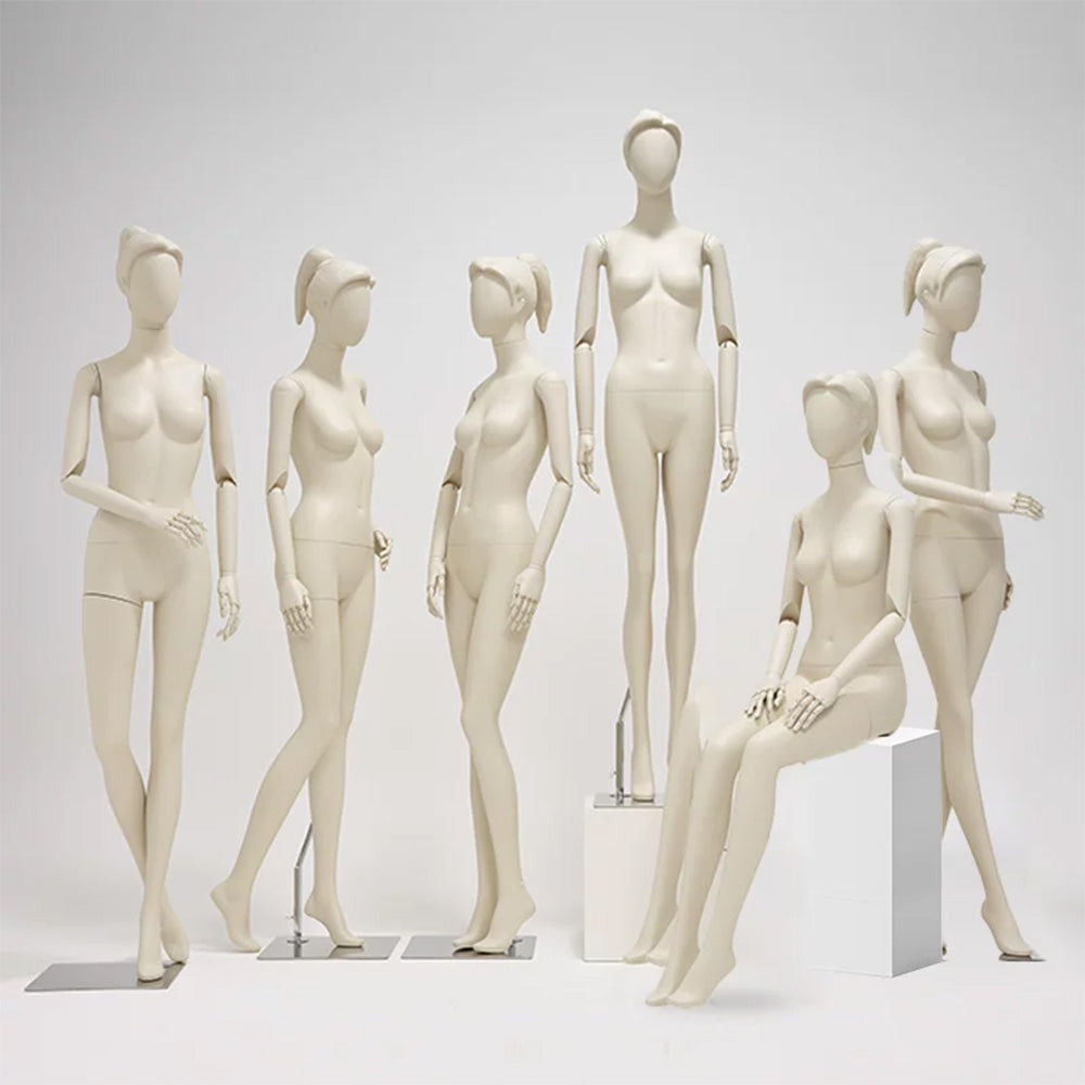DE-LIANG Full Body Female Mannequin Standing & Sitting | Clothing Display Dress Form