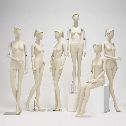 DE-LIANG Full Body Female Mannequin Standing & Sitting | Clothing Display Dress Form