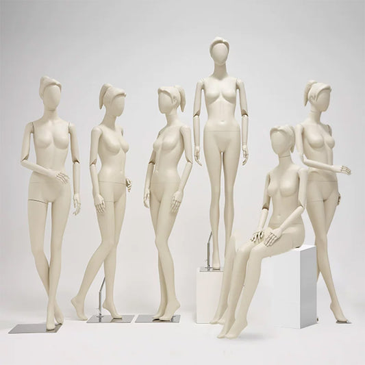 DE-LIANG Full Body Female Mannequin Standing & Sitting | Clothing Display Dress Form