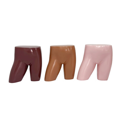 DE-LIANG Female Hip Mannequin – Fiberglass Torso Form for Panties & Swimwear Display