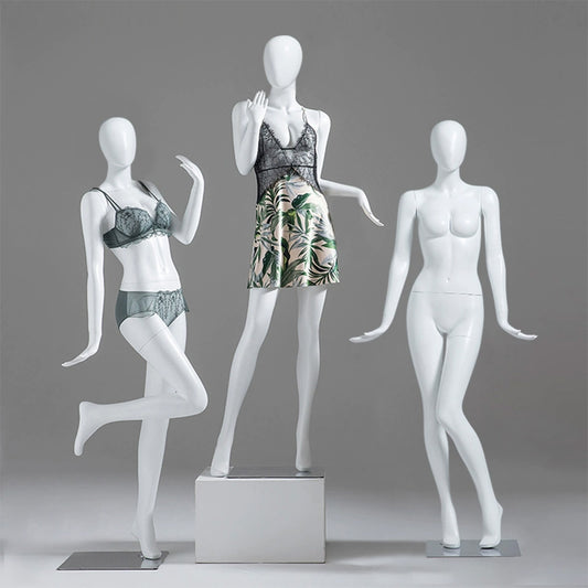Matte White  Female Full Body Mannequin