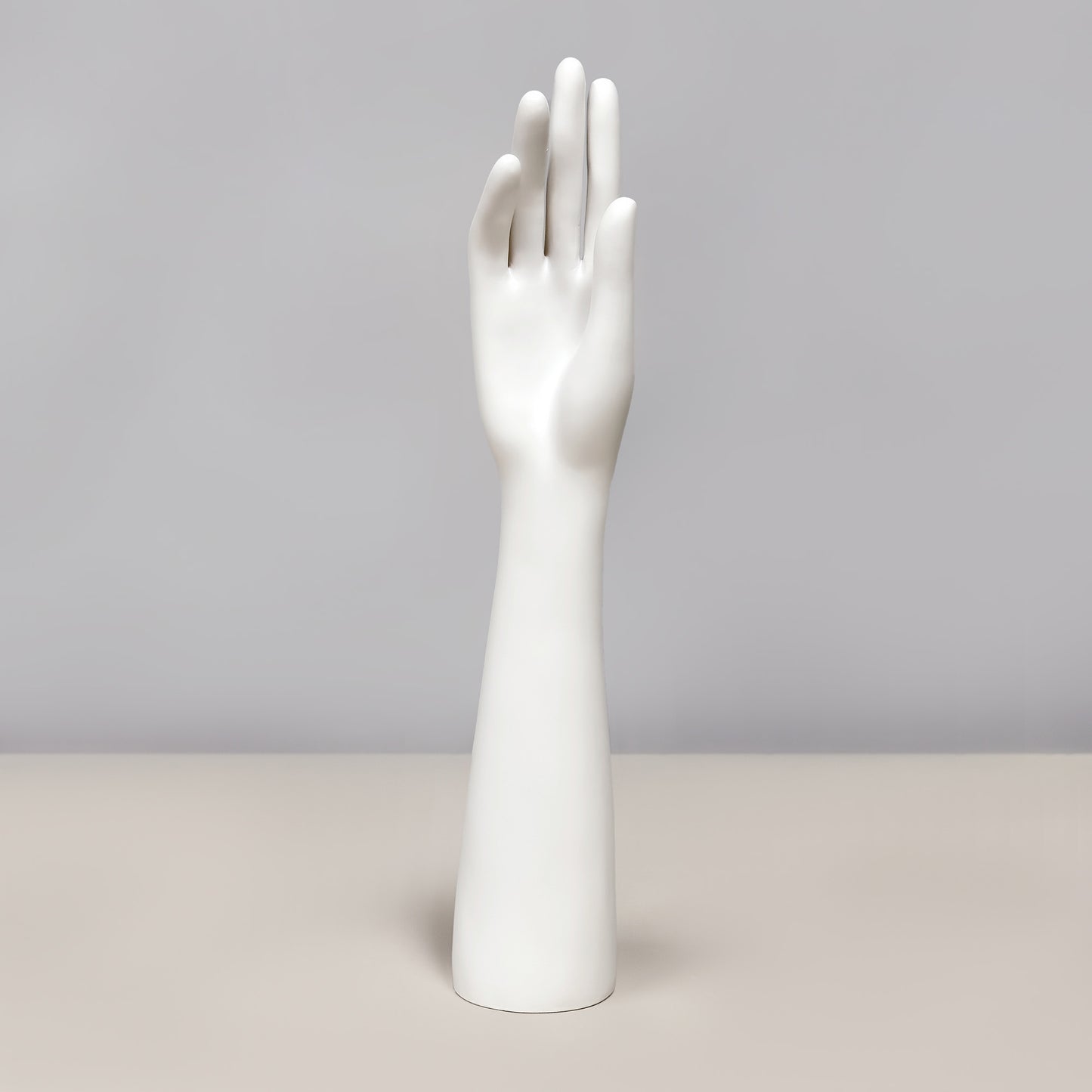 DE-LIANG White Plastic Mannequin Hand: Jewelry Display, Wig/Hat Stand