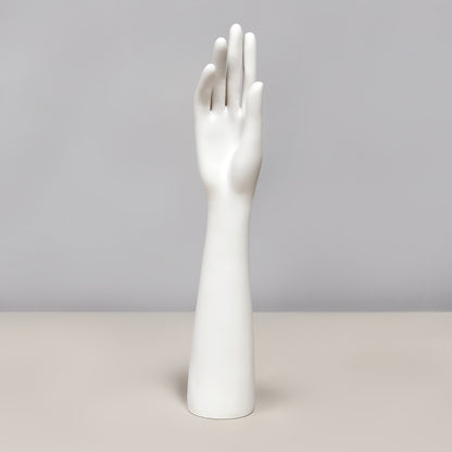 DE-LIANG White Plastic Mannequin Hand: Jewelry Display, Wig/Hat Stand