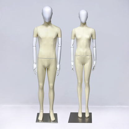 DE-LIANG Full Body Mannequin Adjustable Dress Form Retail Store Display Boutique Window