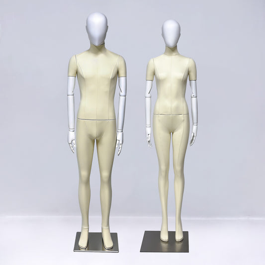DE-LIANG Full Body Mannequin Adjustable Dress Form Retail Store Display Boutique Window