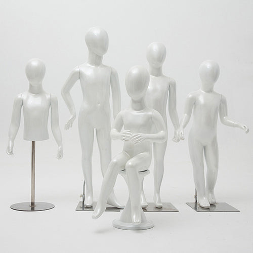 Plastic Child Mannequin, Retail Garment Equipment
