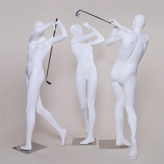 DE-LIANG Golf Sport Mannequin Full Body | Male & Female Athletic Apparel Store Display