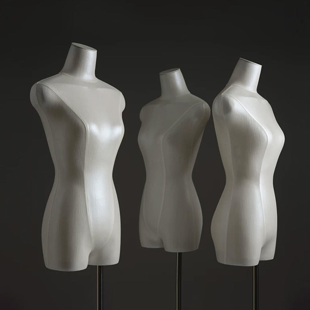 DE-LIANG Female Half Body Torso Mannequin for Dress Tops Lingerie Boutique Display