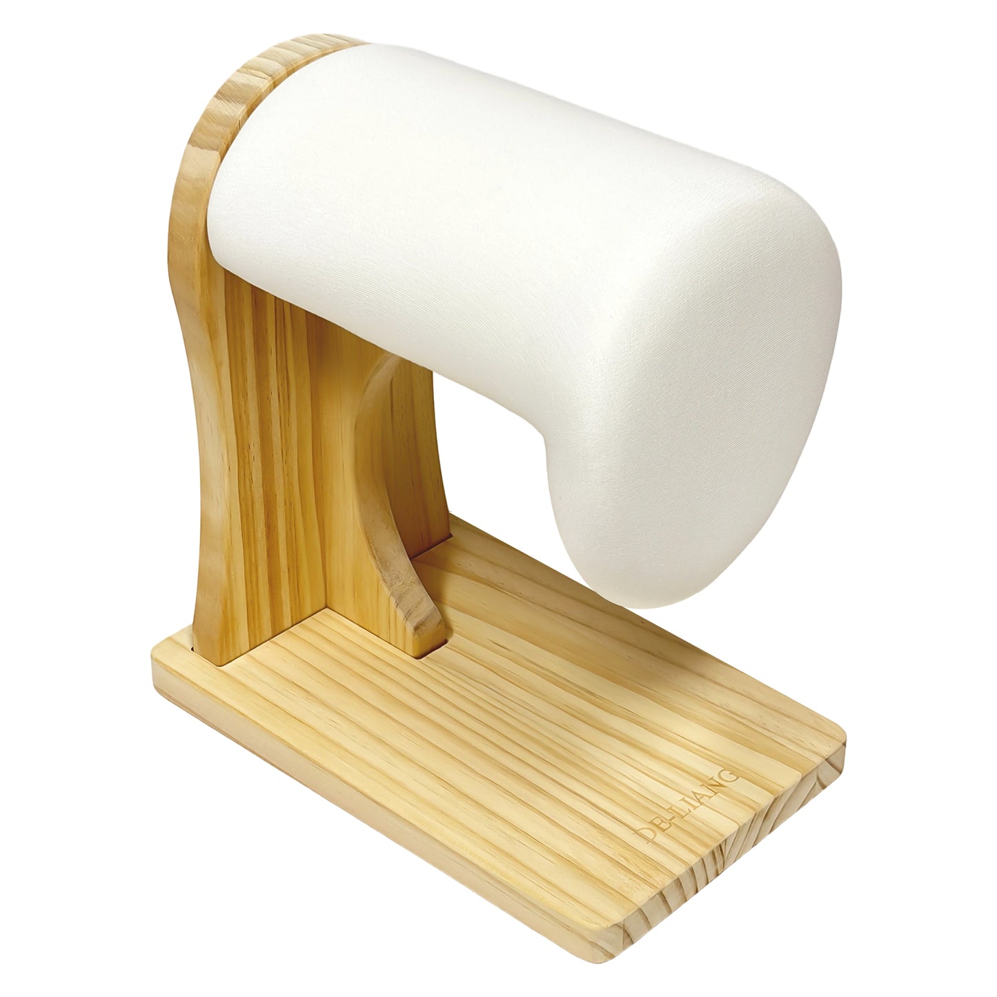 DE-LIANG Shoulder Ironing Board – Sleeve Press with Pine Wood Base & Cotton Cover