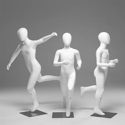 JELIMATE Kids Sports Mannequin Full Body Running & Jumping – Child Athletic Display Form