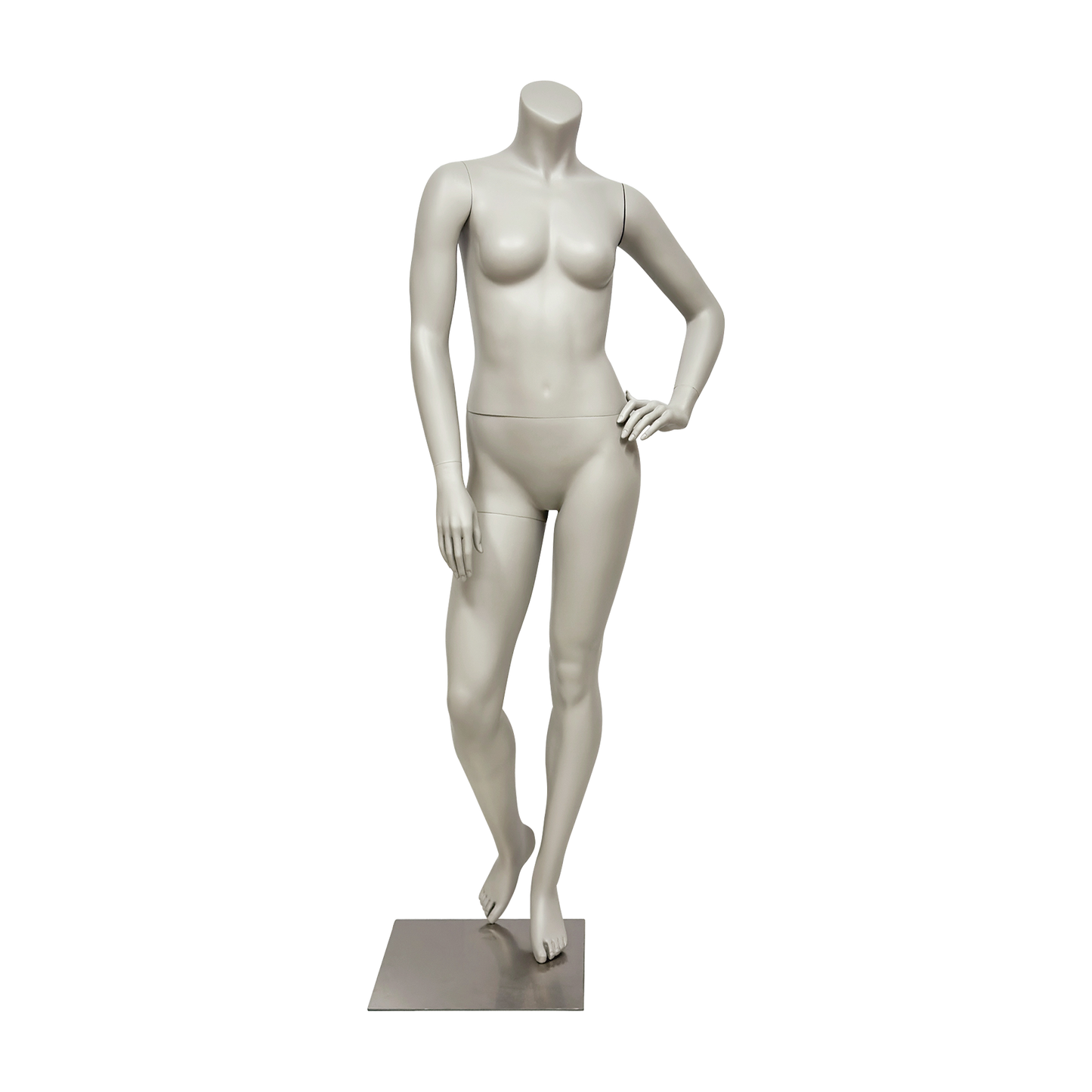 DE-LIANG Headless Female Mannequin Full Body Fiberglass Display Form for Sportswear Store