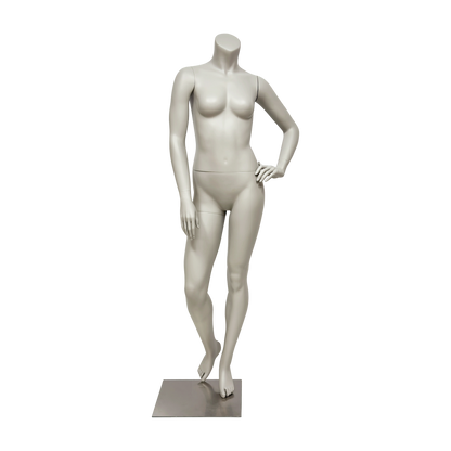 DE-LIANG Headless Female Mannequin Full Body Fiberglass Display Form for Sportswear Store