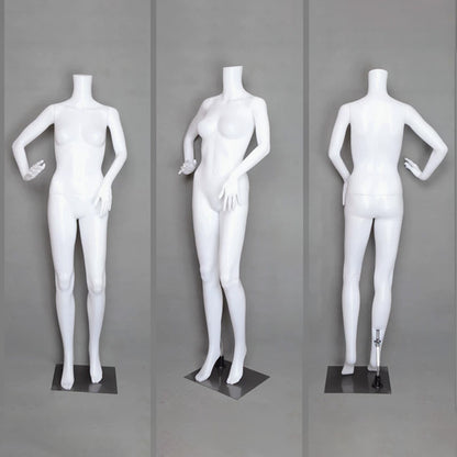 DE-LIANG Female Mannequin for Displaying Dresses, Clothing Store Full Body Display