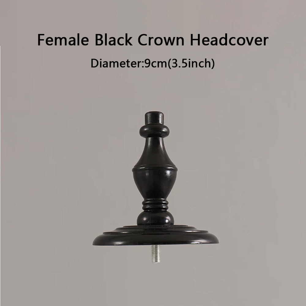 DE-LIANG Mannequin Head Top Cover – Decorative Headpiece for Display Dress Forms