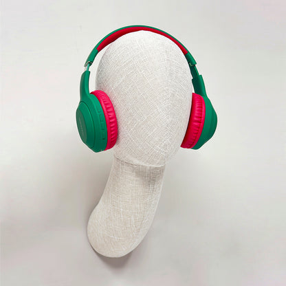 DE-LIANG Long Neck Wall Mount Mannequin Head in Bamboo Linen Fabric, Beige Foam Display Head with Hinge and Screws for Hats Wigs Scarves Jewelry
