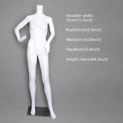 DE-LIANG Female Mannequin for Displaying Dresses, Clothing Store Full Body Display