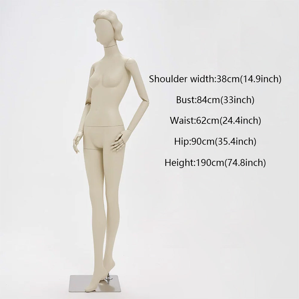 DE-LIANG Full Body Female Mannequin Standing & Sitting | Clothing Display Dress Form