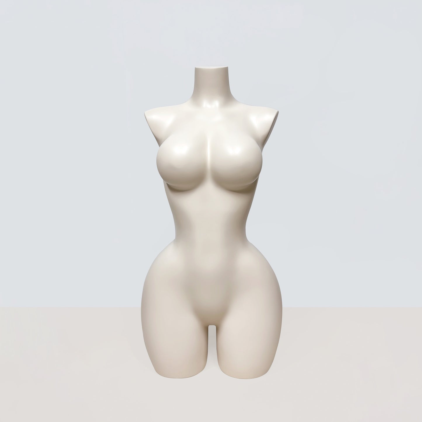 DE-LIANG Big Bust Slim Waist Curvy Half Body Mannequin for Lingerie Swimwear Display