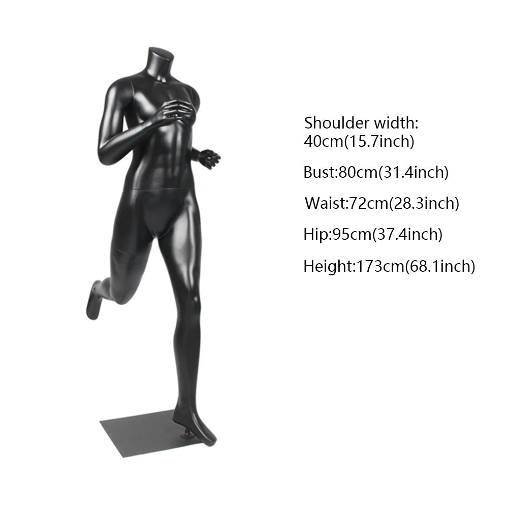 DE-LIANG Running Sport Mannequin | Male Female Kids | Retail Window Display