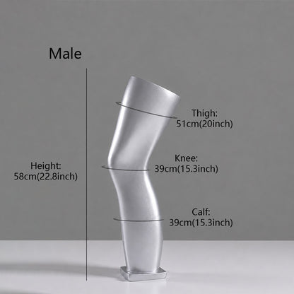 DE-LIANG Fiberglass Arm Knee Waist Mannequin Props for Athletic Wear & Medical Brace Display
