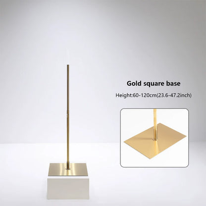 DE-LIANG Mannequin Base Stand | Half Body Mannequin Display Stand Stainless Steel