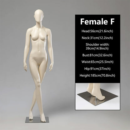 DE-LIANG Female Display Mannequin | Dresses / Formal Wear | Boutique Window Stand