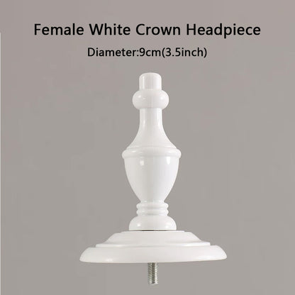 DE-LIANG Mannequin Head Top Cover – Decorative Headpiece for Display Dress Forms