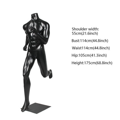 DE-LIANG Running Sport Mannequin | Male Female Kids | Retail Window Display