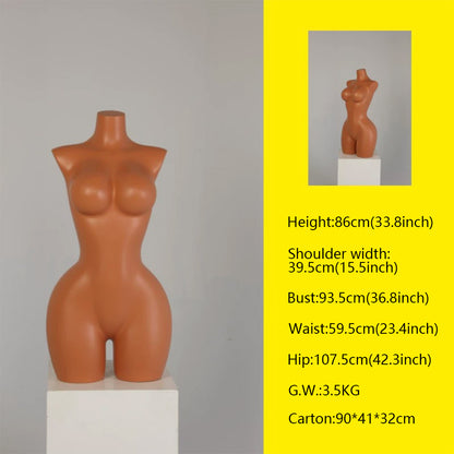 DE-LIANG Female Lingerie Mannequin Fiberglass Underwear Display Dress Form