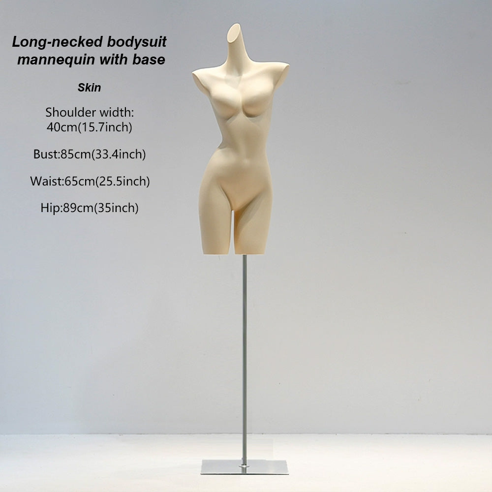 DE-LIANG White Female & Male Lingerie Display Form - Bust Torso Hip Mannequin Bra Panty Underwear Display Prop
