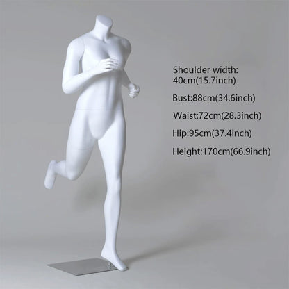 DE-LIANG Running Sport Mannequin | Male Female Kids | Retail Window Display