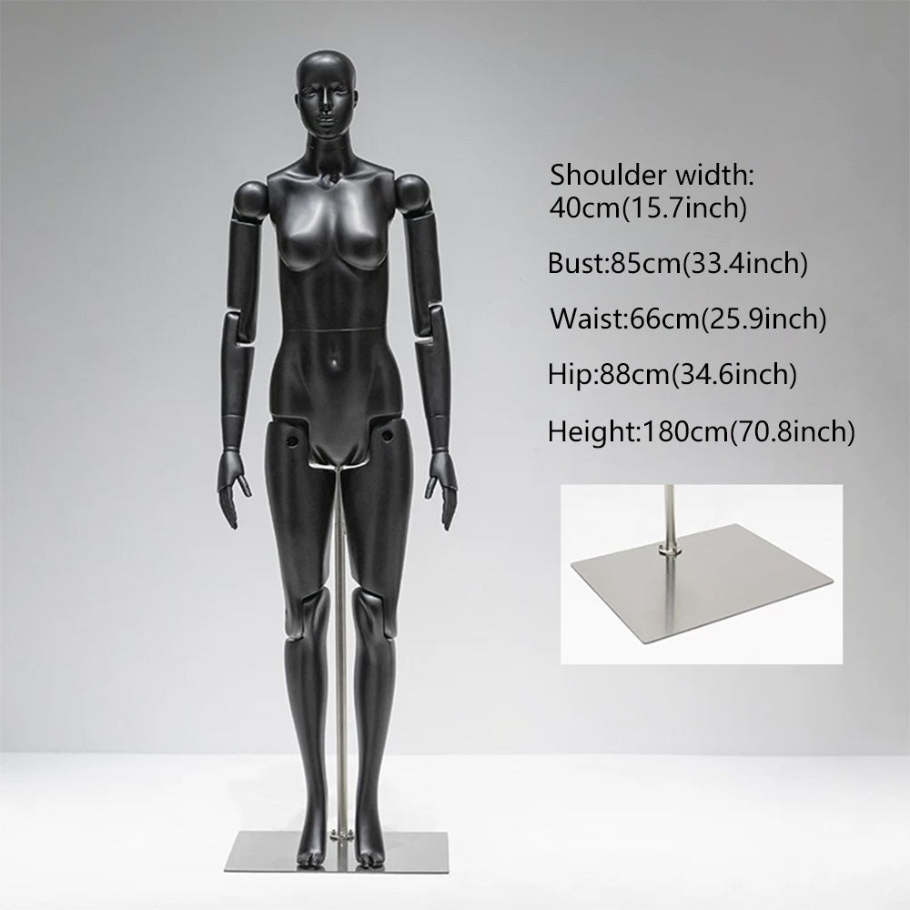 DE-LIANG Poseable Athletic Robot Mannequin for Running, Jumping & Activewear Displays
