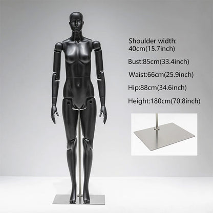 DE-LIANG Poseable Athletic Robot Mannequin for Running, Jumping & Activewear Displays