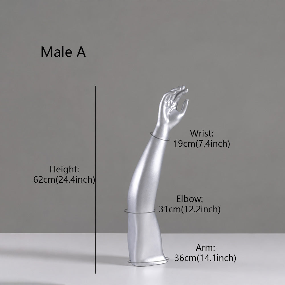 DE-LIANG Fiberglass Arm Knee Waist Mannequin Props for Athletic Wear & Medical Brace Display