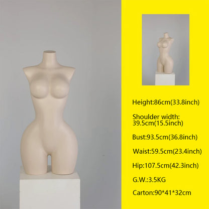 DE-LIANG Female Lingerie Mannequin Fiberglass Underwear Display Dress Form