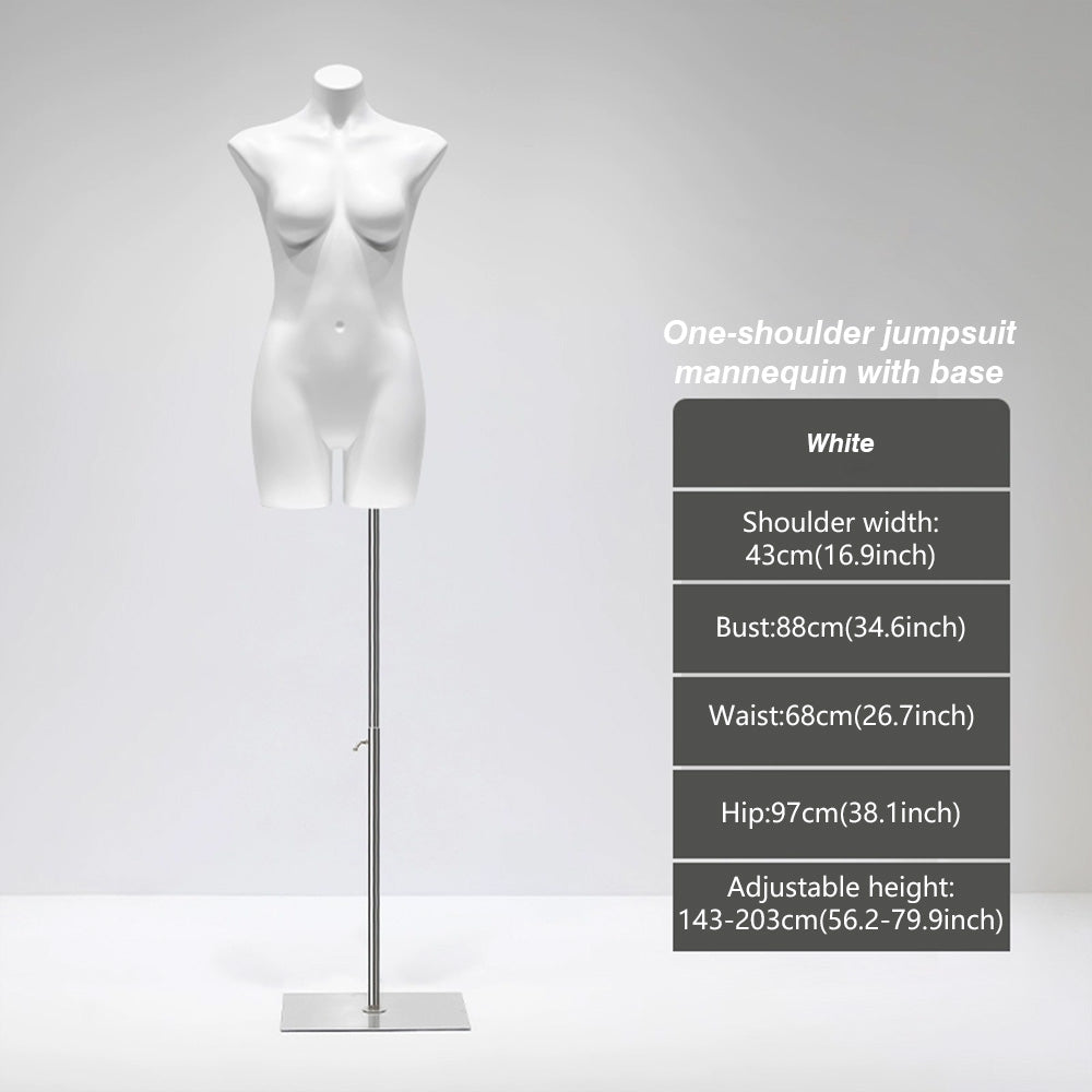 Mannequin de vitrine en velours à demi-corps féminin DE-LIANG, buste féminin avec bras en bois, mannequin de vitrine DL0040