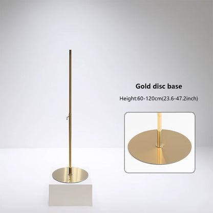 DE-LIANG Mannequin Base Stand | Half Body Mannequin Display Stand Stainless Steel