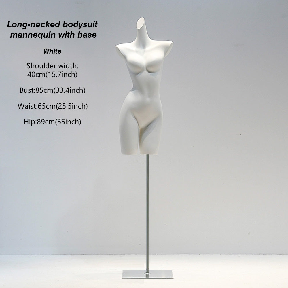DE-LIANG White Female & Male Lingerie Display Form - Bust Torso Hip Mannequin Bra Panty Underwear Display Prop
