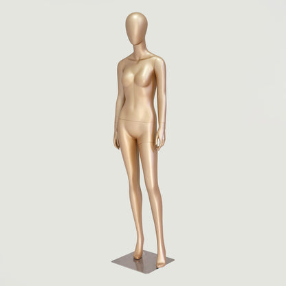 DE-LIANG Rose Gold Female Full Body Mannequin | Fiberglass Boutique Display Dummy