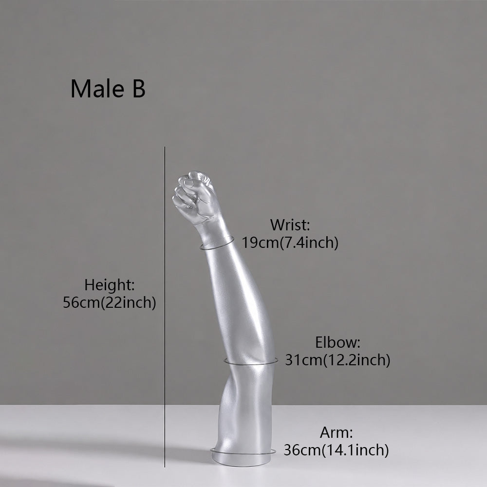 DE-LIANG Fiberglass Arm Knee Waist Mannequin Props for Athletic Wear & Medical Brace Display