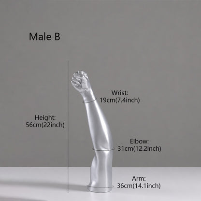 DE-LIANG Fiberglass Arm Knee Waist Mannequin Props for Athletic Wear & Medical Brace Display