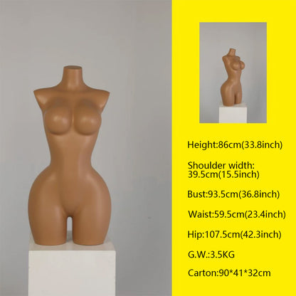 DE-LIANG Female Lingerie Mannequin Fiberglass Underwear Display Dress Form