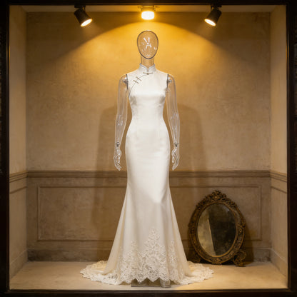 DE-LIANG Transparent Female Mannequin Full Body PE Display for Retail Store Photography