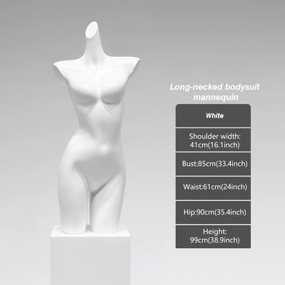 Mannequin de vitrine en velours à demi-corps féminin DE-LIANG, buste féminin avec bras en bois, mannequin de vitrine DL0040