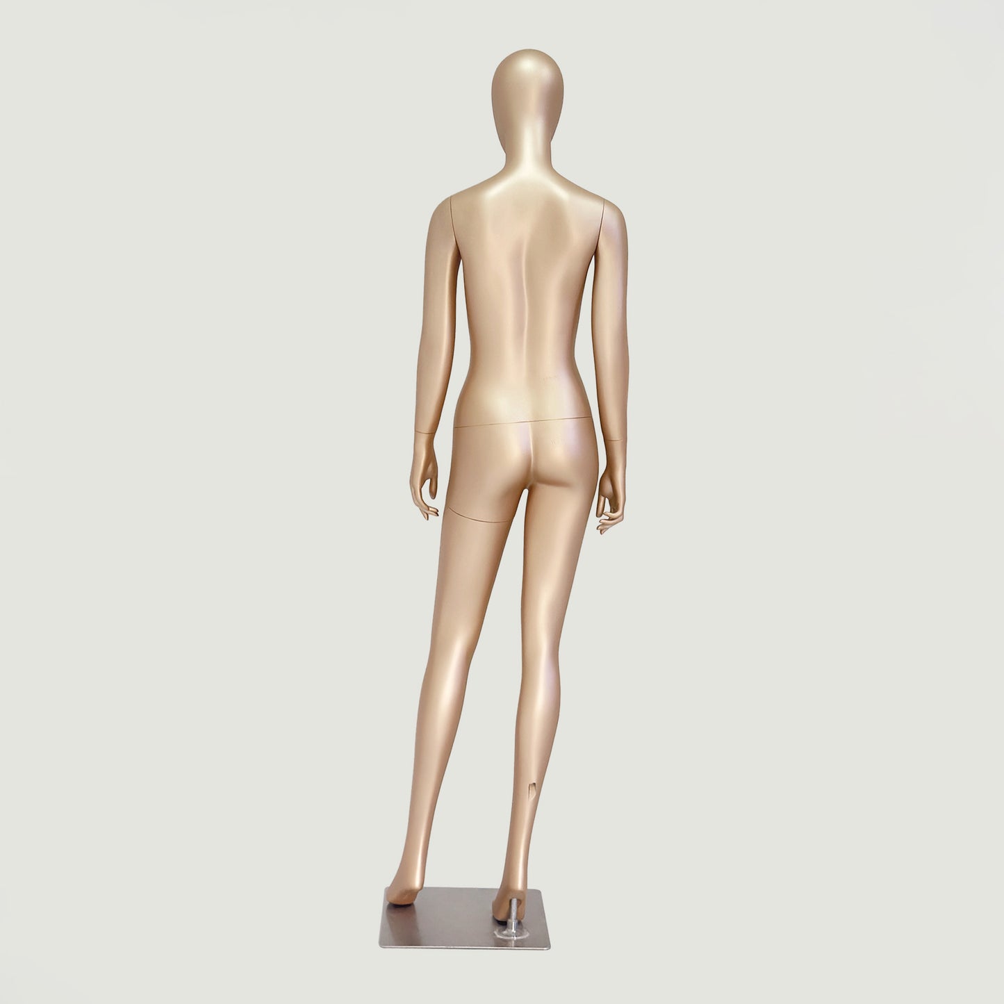 DE-LIANG Rose Gold Female Full Body Mannequin | Fiberglass Boutique Display Dummy