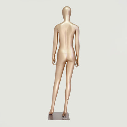 DE-LIANG Rose Gold Female Full Body Mannequin | Fiberglass Boutique Display Dummy