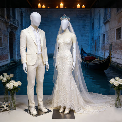 DE-LIANG Full Body Mannequin Adjustable Dress Form Retail Store Display Boutique Window