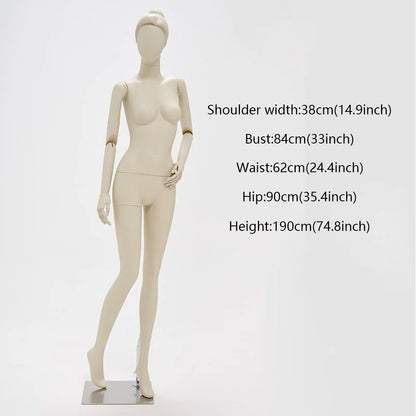 DE-LIANG Full Body Female Mannequin Standing & Sitting | Clothing Display Dress Form