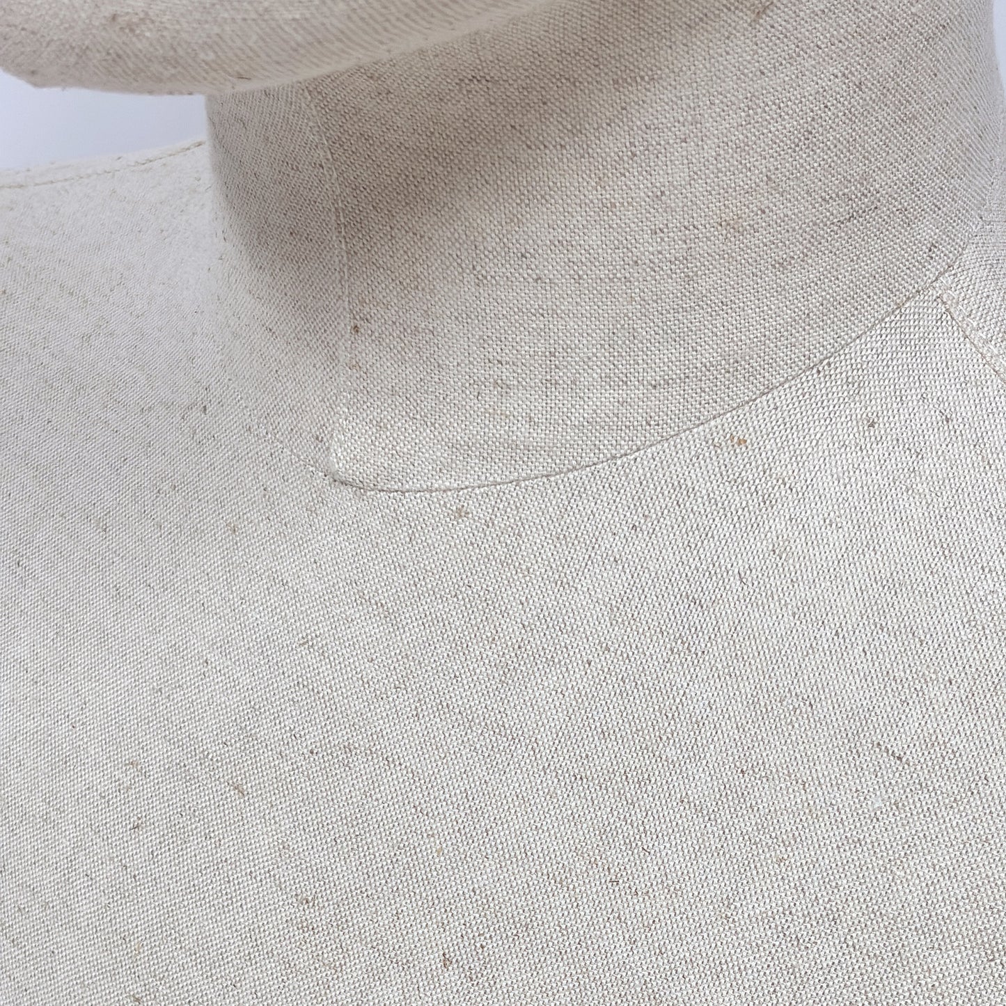 DE-LIANG Male & Female Linen Mannequin Head for Wigs, Hats & Jewelry Display