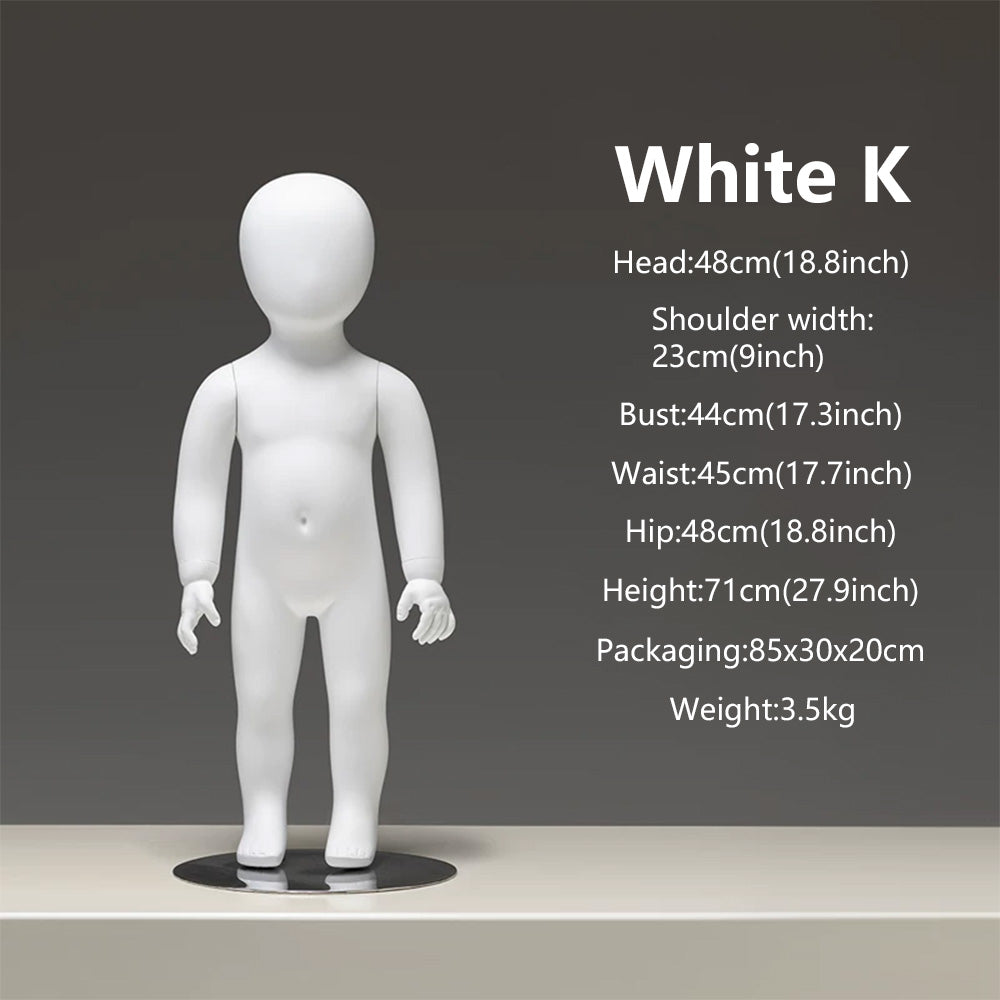 DE-LIANG Baby & Child Mannequin Full Body – Kids Display Dress Form for Clothing Store